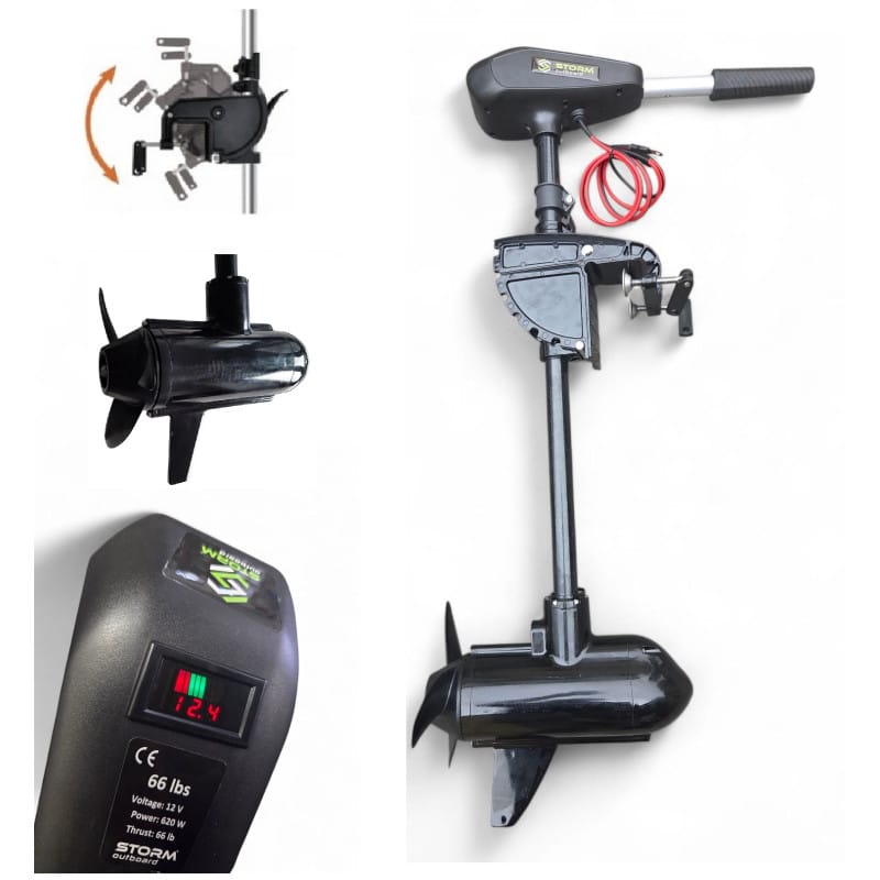 Motor electric barcă STORM BS-66 LBS 12V FĂRĂ PERII / Brushless