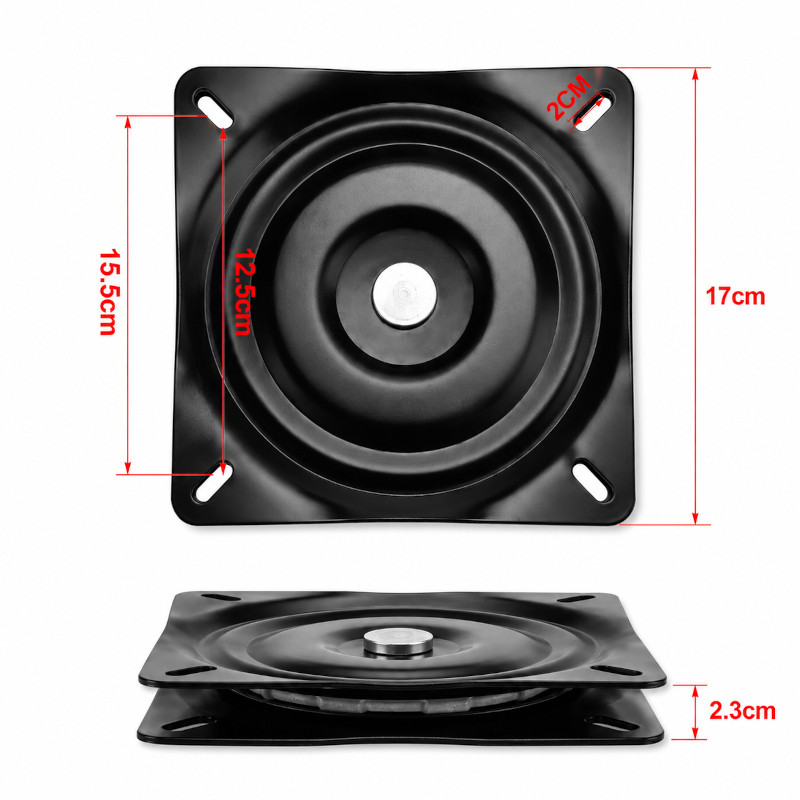 Placa suport rulment rotativ pentru scaun barcă 170x170